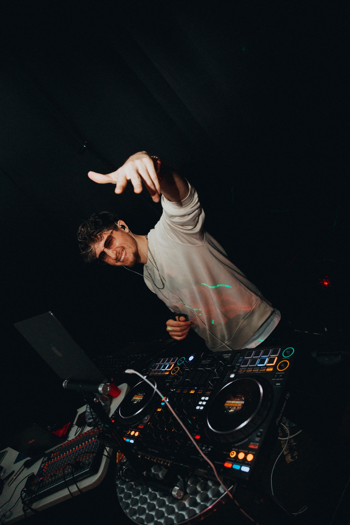 VYME performing behind the decks